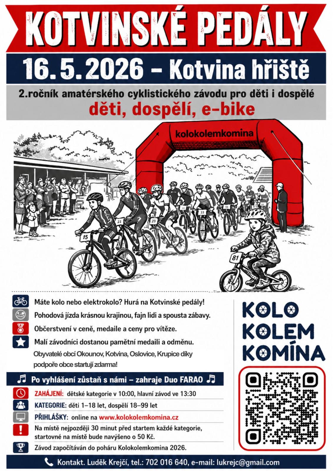 16.5.2026 – Kotvinské pedály (Kotvina)