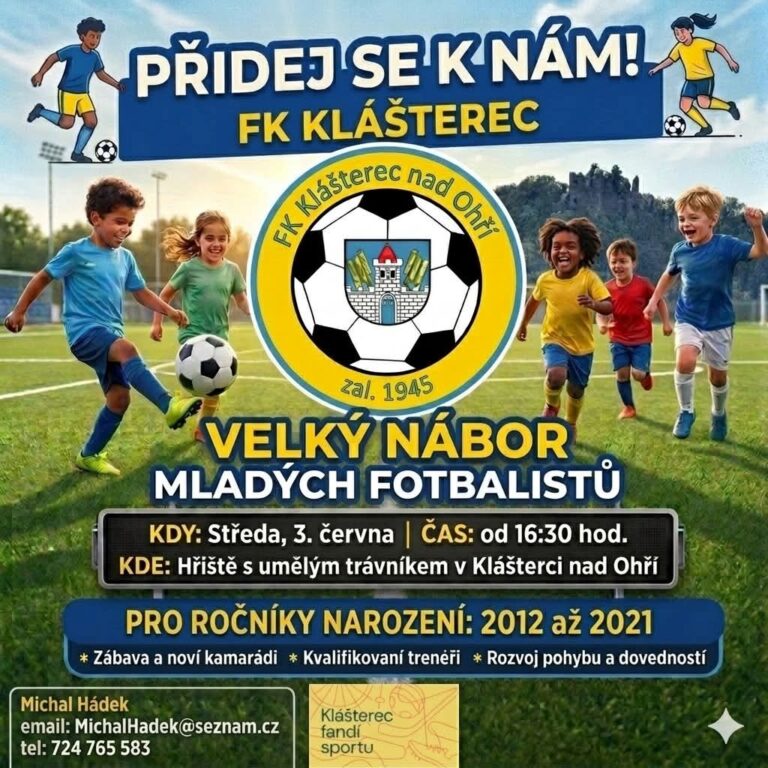 3.6.2026 – Nábor fotbalistů (Stadion)